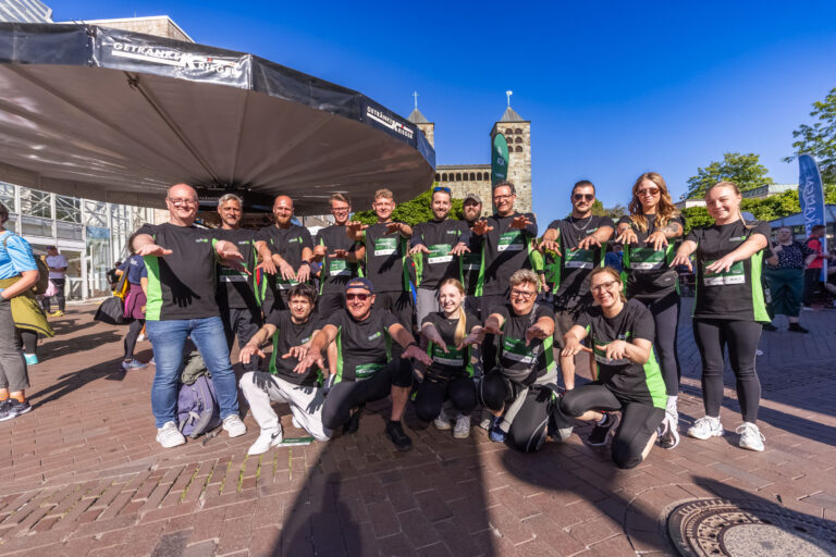 15.05.2025 Unna - AOK Firmenlauf rund um Unna - Upletics Dortmund - Run - Joggen - 5 km durch Unna - Firmenevent -   Copyright Stephan Schuetze
